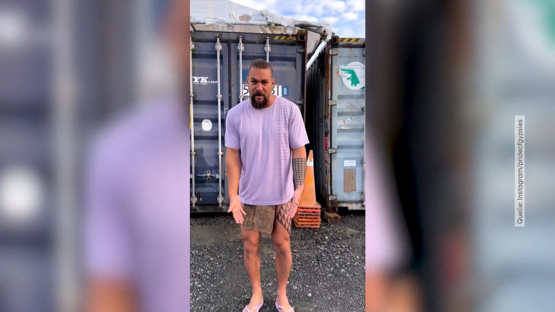 Jason Momoa zeigt seinen nackten Po Sexy Hingucker