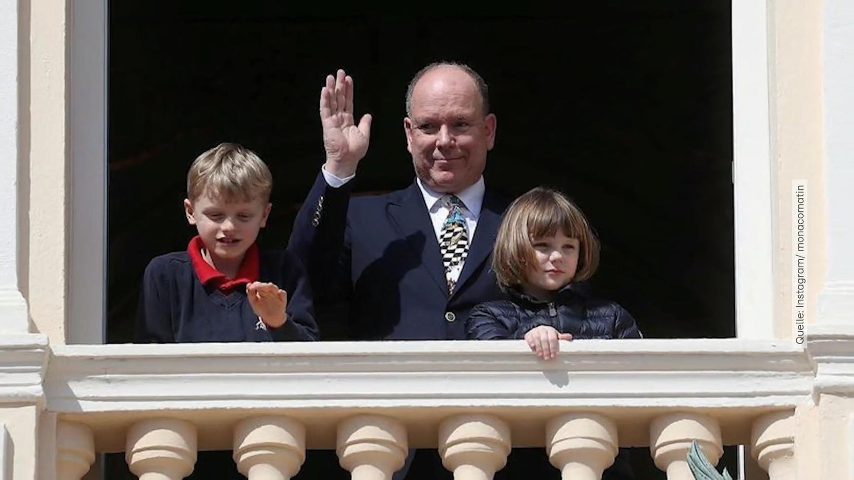 Fürst Albert II. ist 65. geworden Süßer Auftritt mit Monaco-Twins