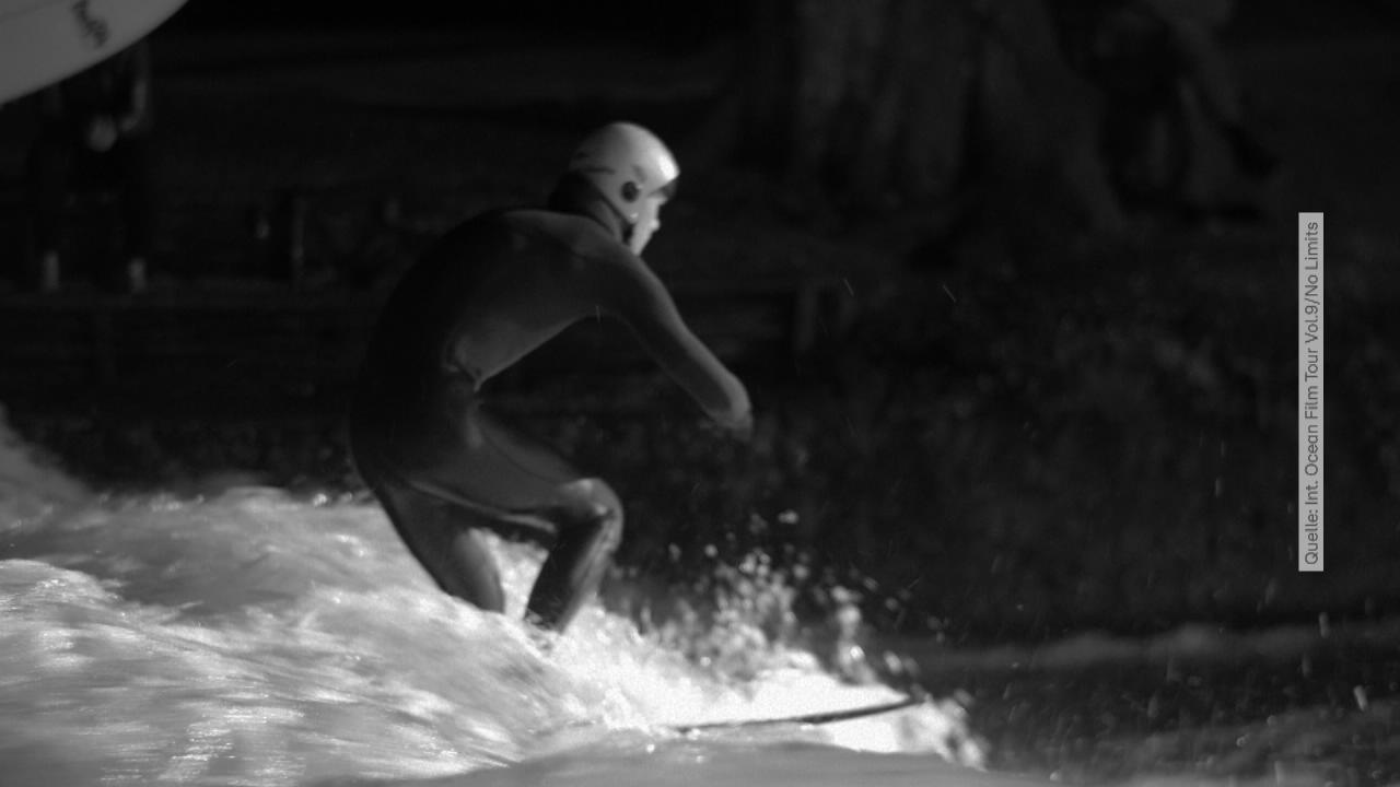 Blinder Surfer überwindet Grenzen Traum geht in Erfüllung