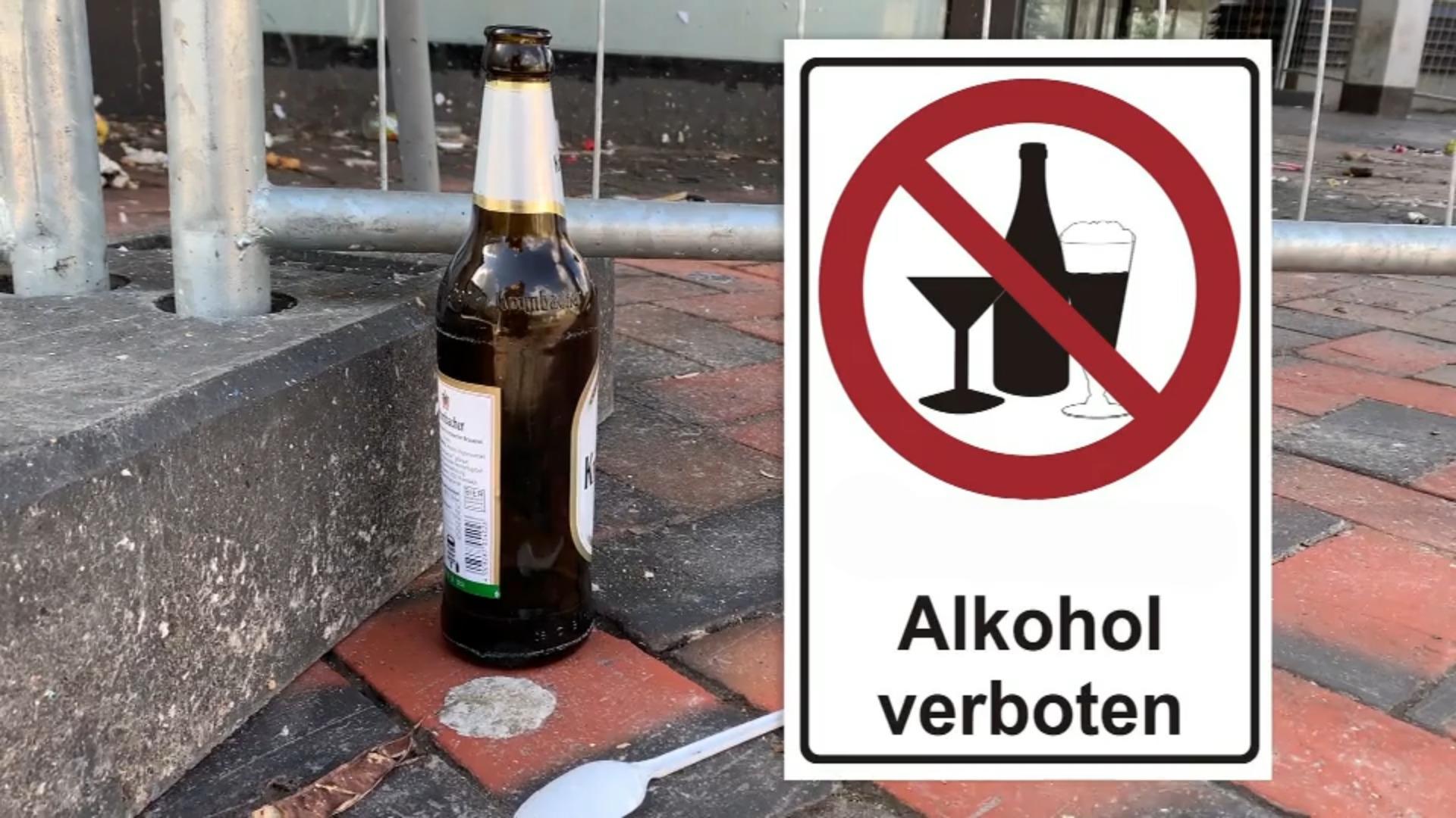 Alkoholverbot in der Innenstadt Krefeld