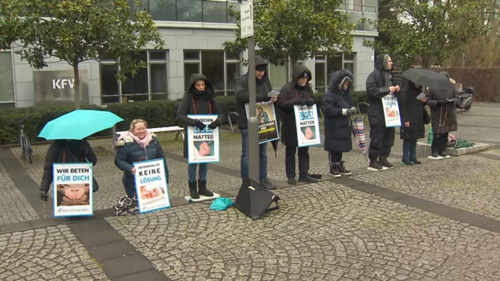 Religiöser Protest gegen Abtreibung "Absichten nicht friedlich!"