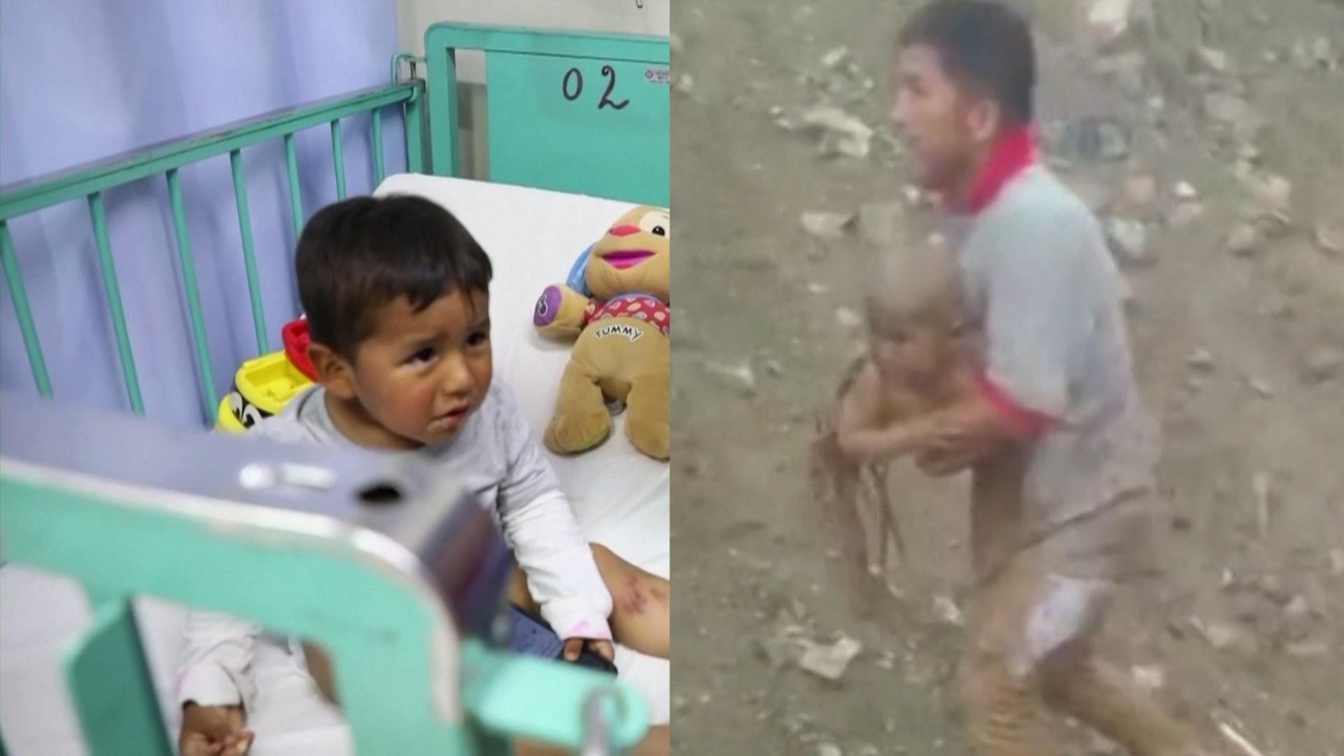 Baby aus Schlammlawine gerettet - so geht es ihm jetzt Sechs Menschen sterben bei Unwettern