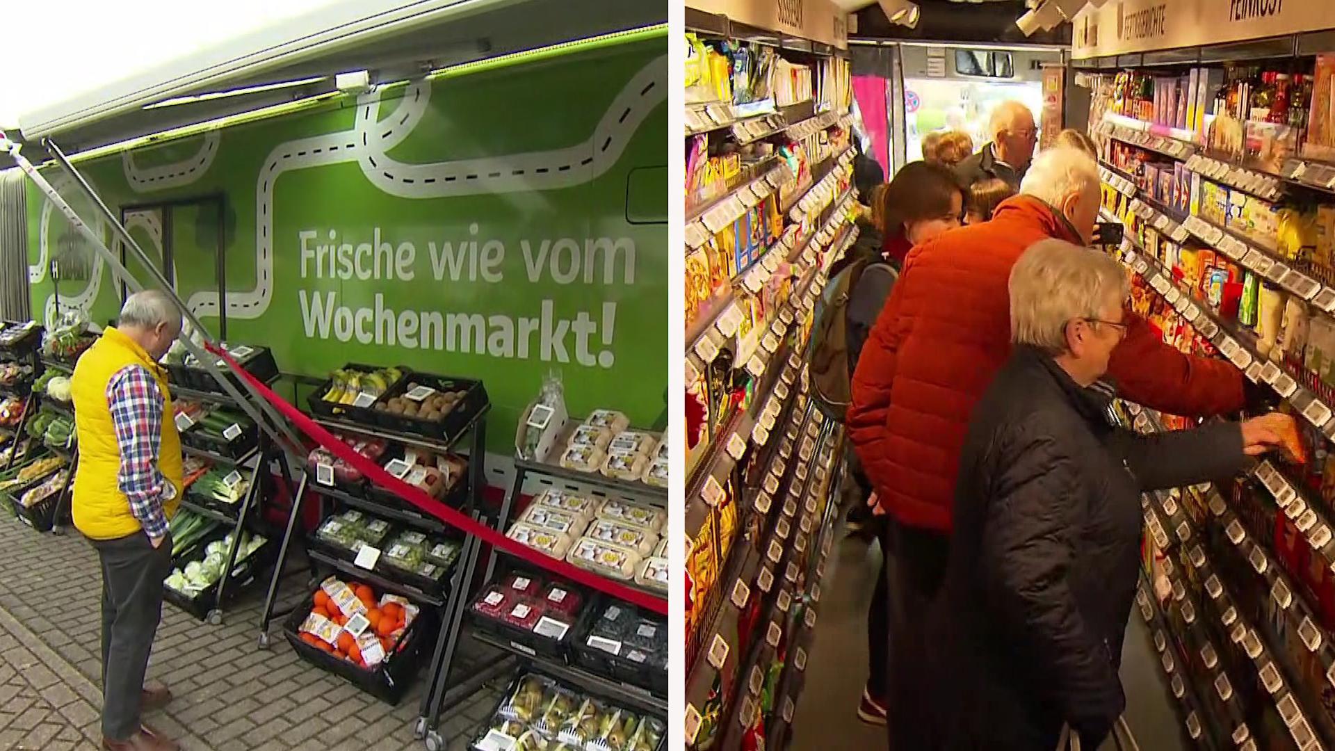 Dieser Supermarkt kommt zu IHNEN! Einkaufsmarkt auf Rädern