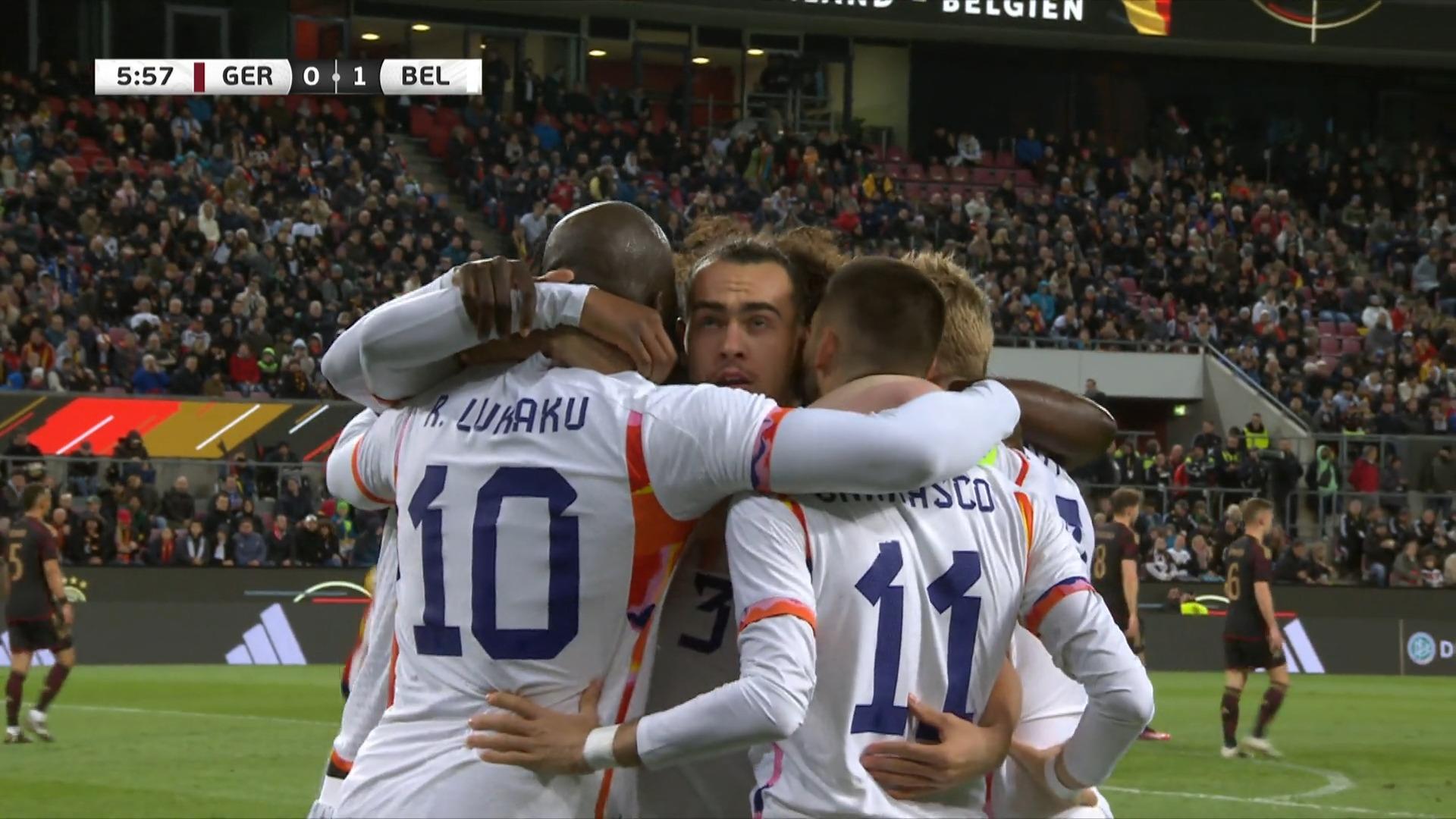 DFB-Team chancenlos gegen Kombi von De Bruyne und Lukaku Rückstand nach sechs Minuten!