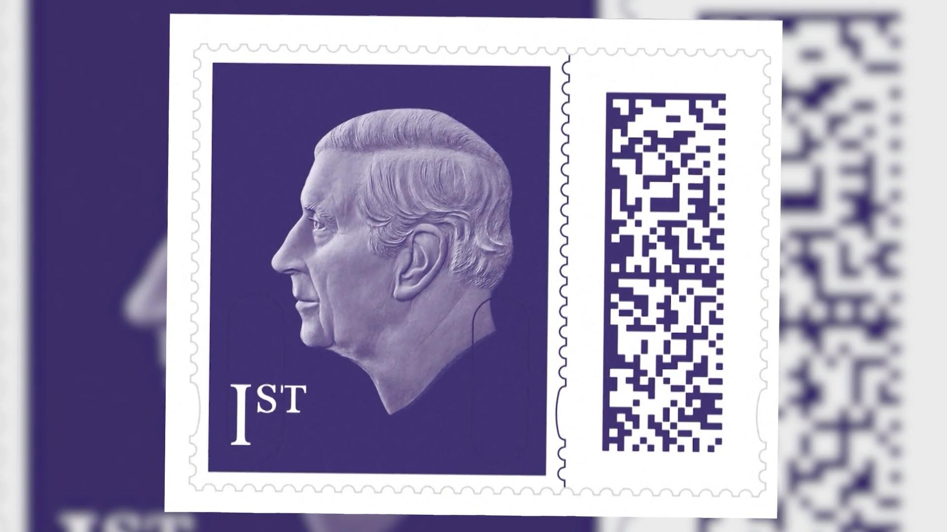 Charles's new stamp is now on sale A Flexible King!
