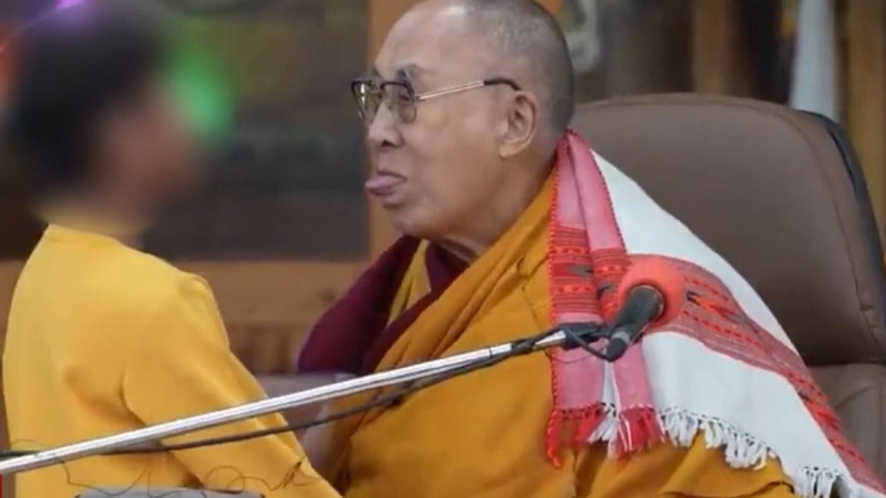 Dalai Lama fordert Jungen auf, seine Zunge zu lutschen Entschuldigung via Twitter