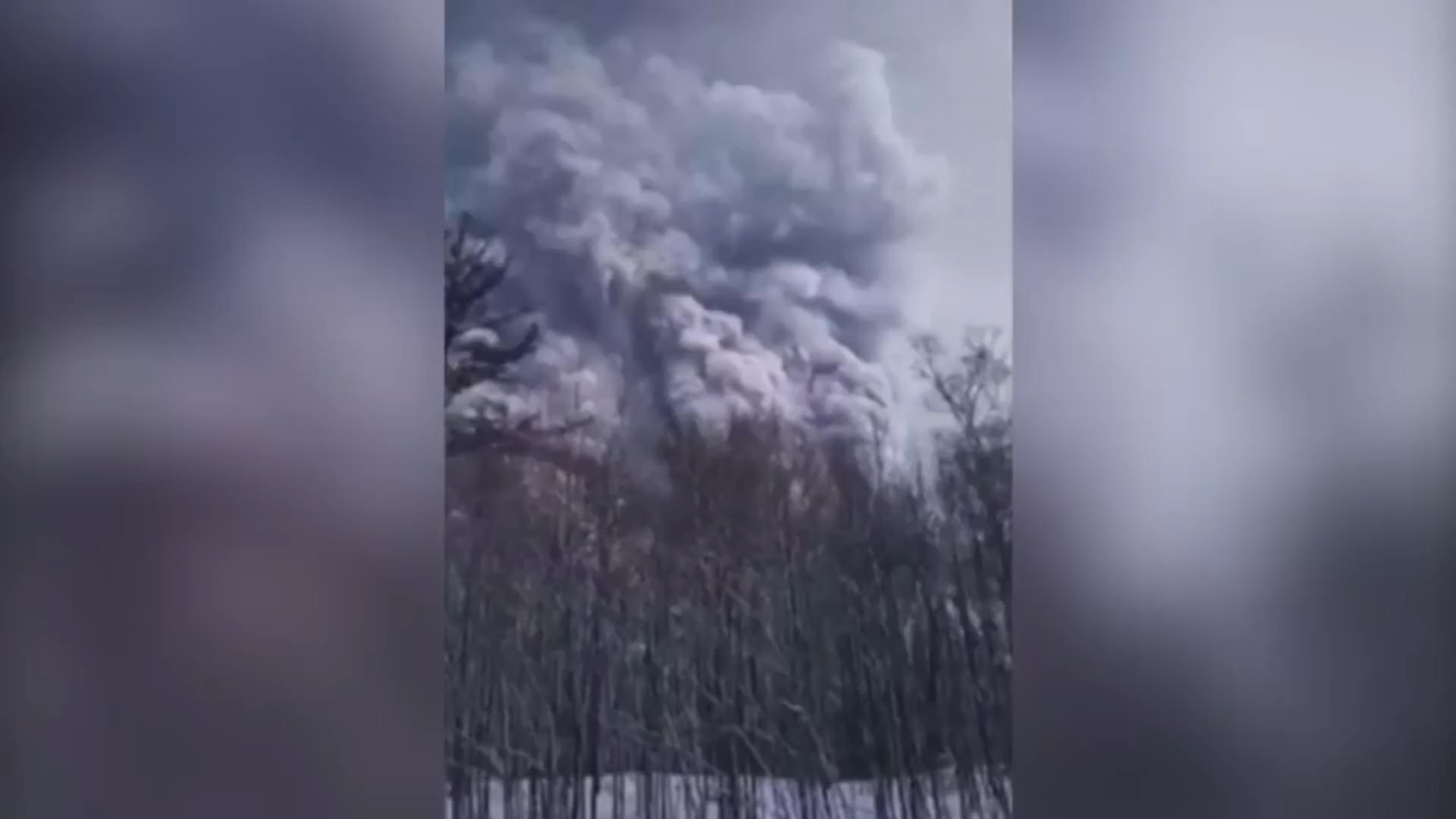 Vulkan Schiwelutsch bricht auf Kamtschatka aus Gewaltige Aschewolke in Russland
