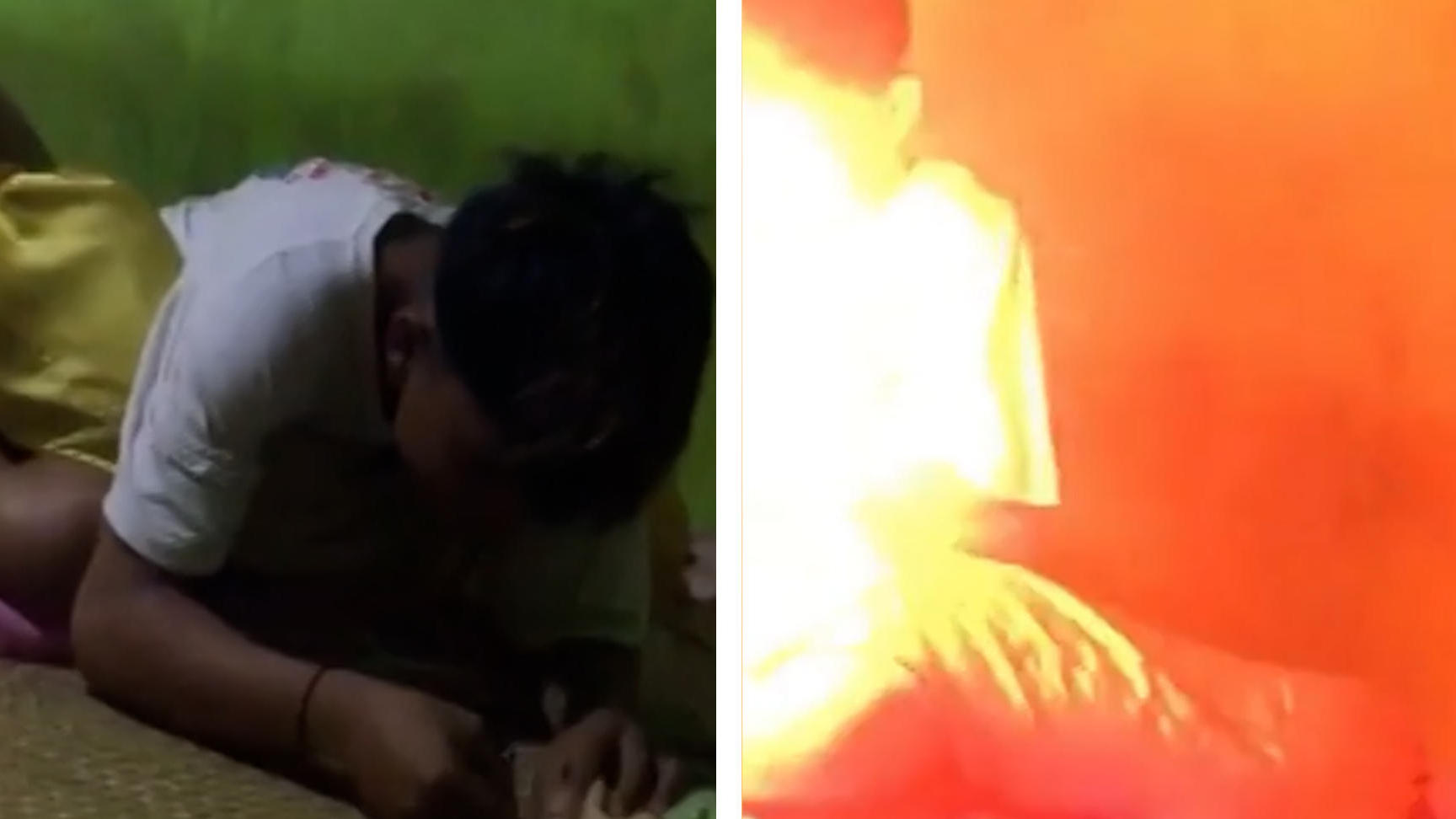 Junge wechselt Sim-Karte - plötzlich explodiert das Handy Direkt in seiner Hand!