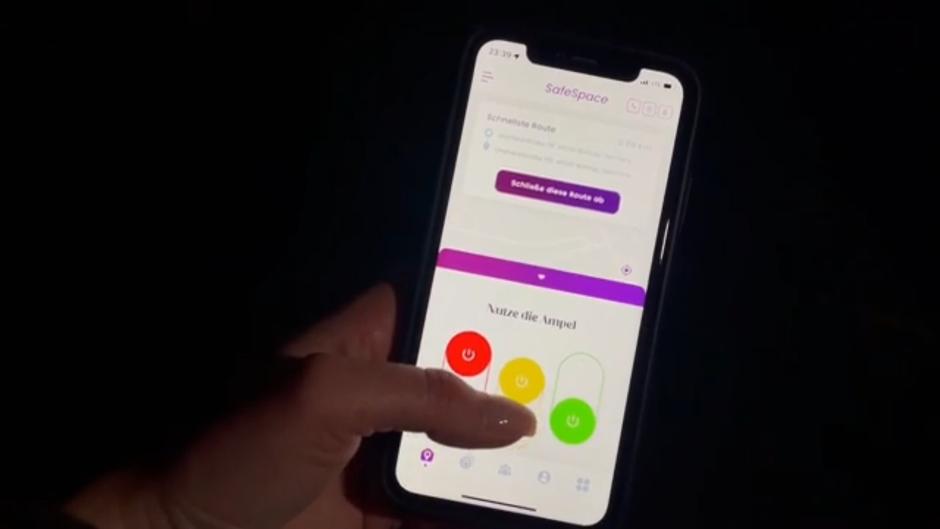 Sicher fühlen mit App "SafeSpace"