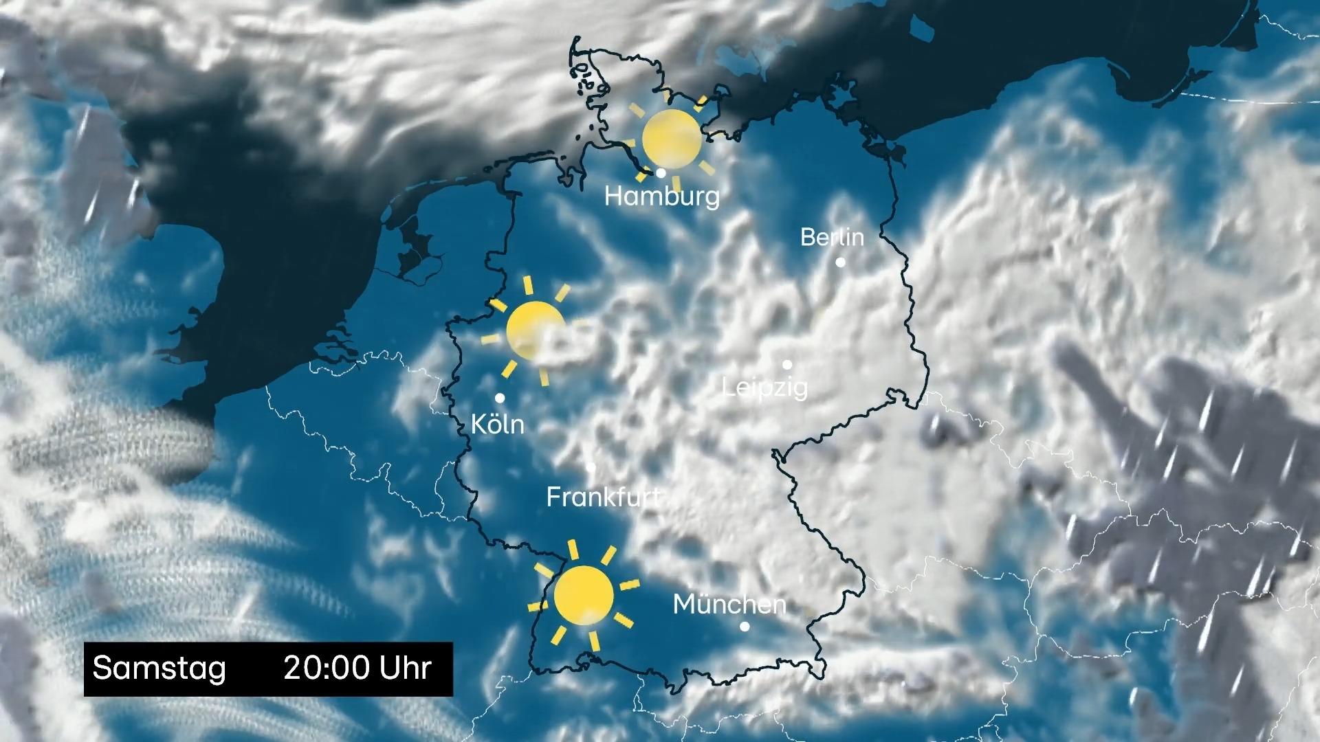Langes Wochenende wird spürbar wärmer, teils sonnig Polarluft verabschiedet sich