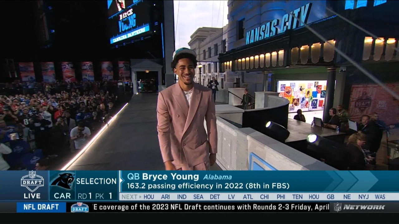 Panthers picken Quarterback Young an erster Stelle Nummer-1-Pick des NFL Draft 2023