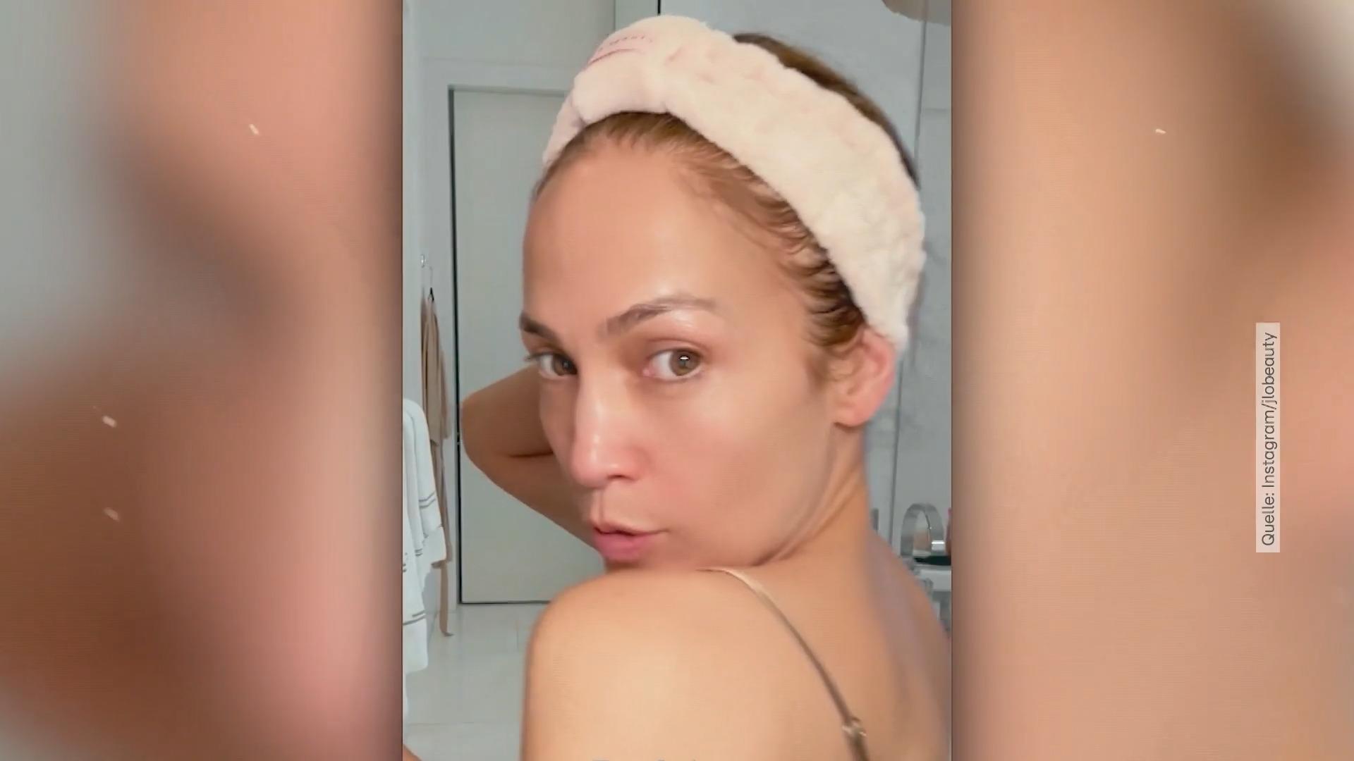 Jennifer Lopez zeigt sich ungeschminkt Hätten Sie die Sängerin erkannt?