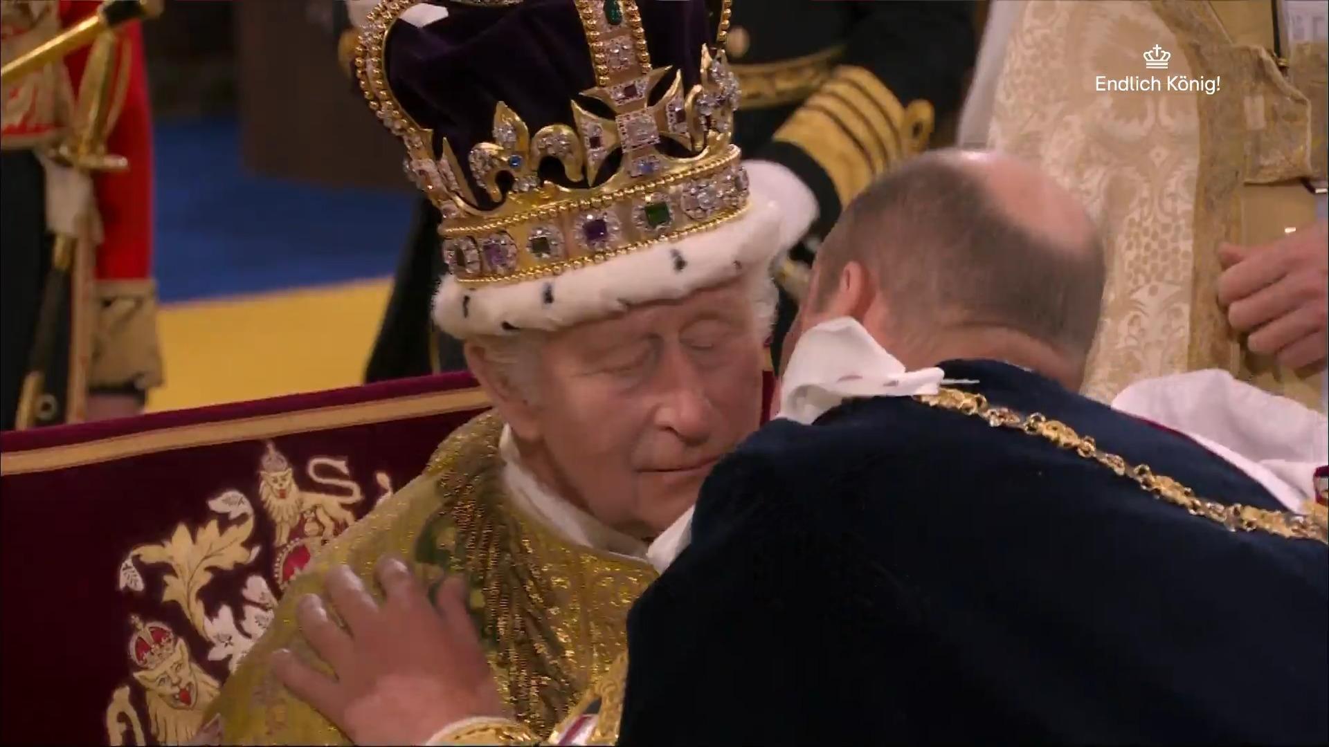 Sein Sohn William schwört ihm die Treue Besonderer Moment für König Charles