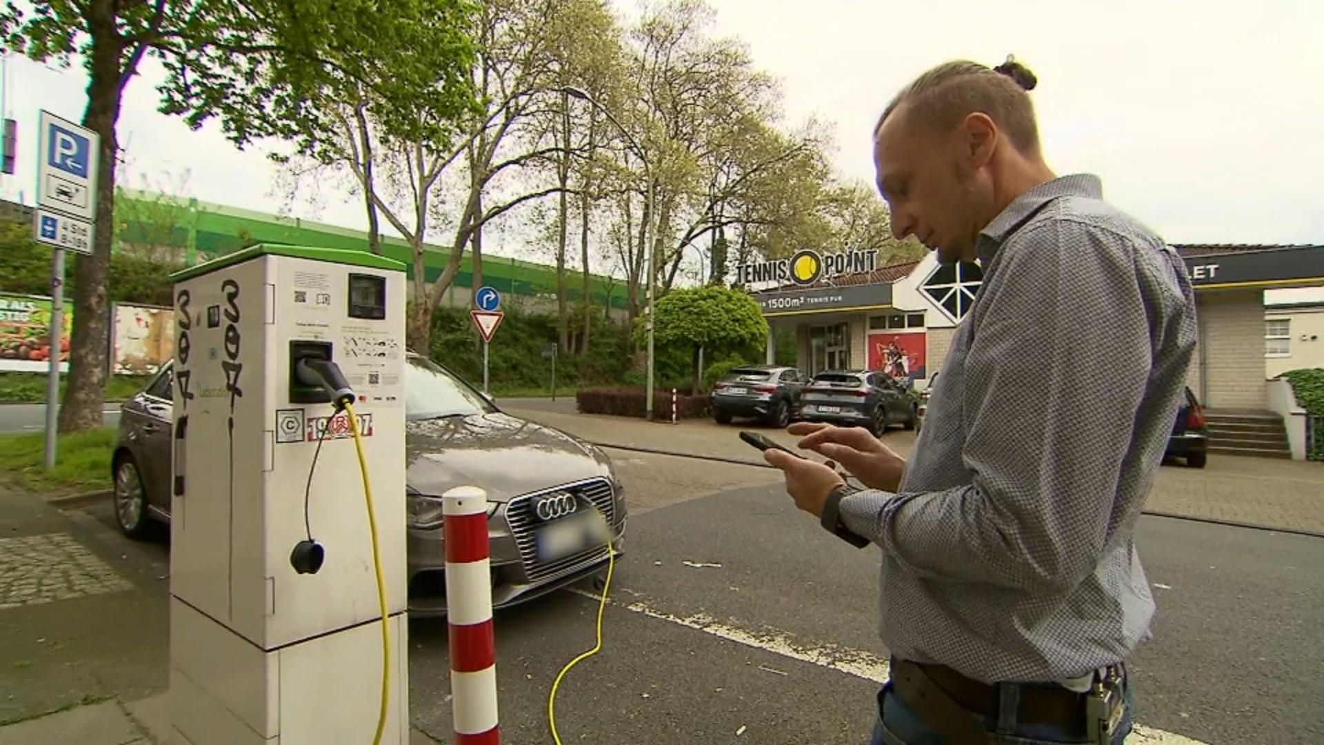 Warum ein Mann aus Essen keine E-Ladesäule bauen darf Ausgebremst