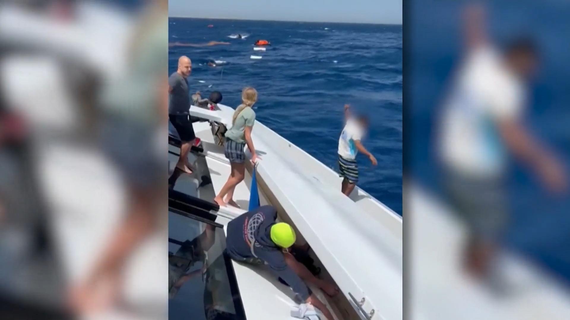 Deutsche Urlauber erleben Alptraum im Urlaub Seenot bei Tauchsafari