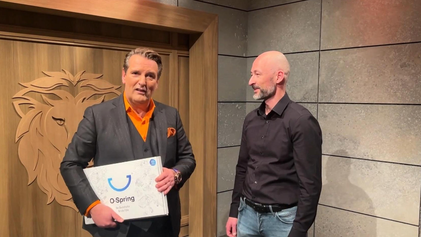 "O-Spring" ist für Ralf Dümmel ein echter "Problemlöser" Der Löwe ist wirklich fest überzeugt