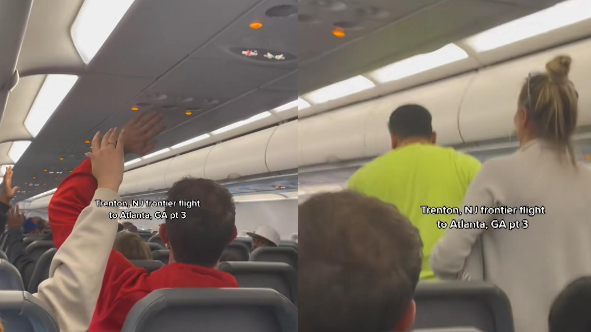 Frau muss Flieger nach Streit verlassen Passagiere stimmen gegen sie!
