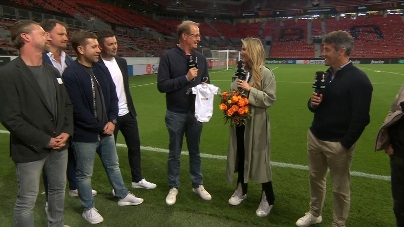RTL-Team verabschiedet sich von schwangerer Moderatorin Süßes Abschiedsgeschenk für den Nachwuchs