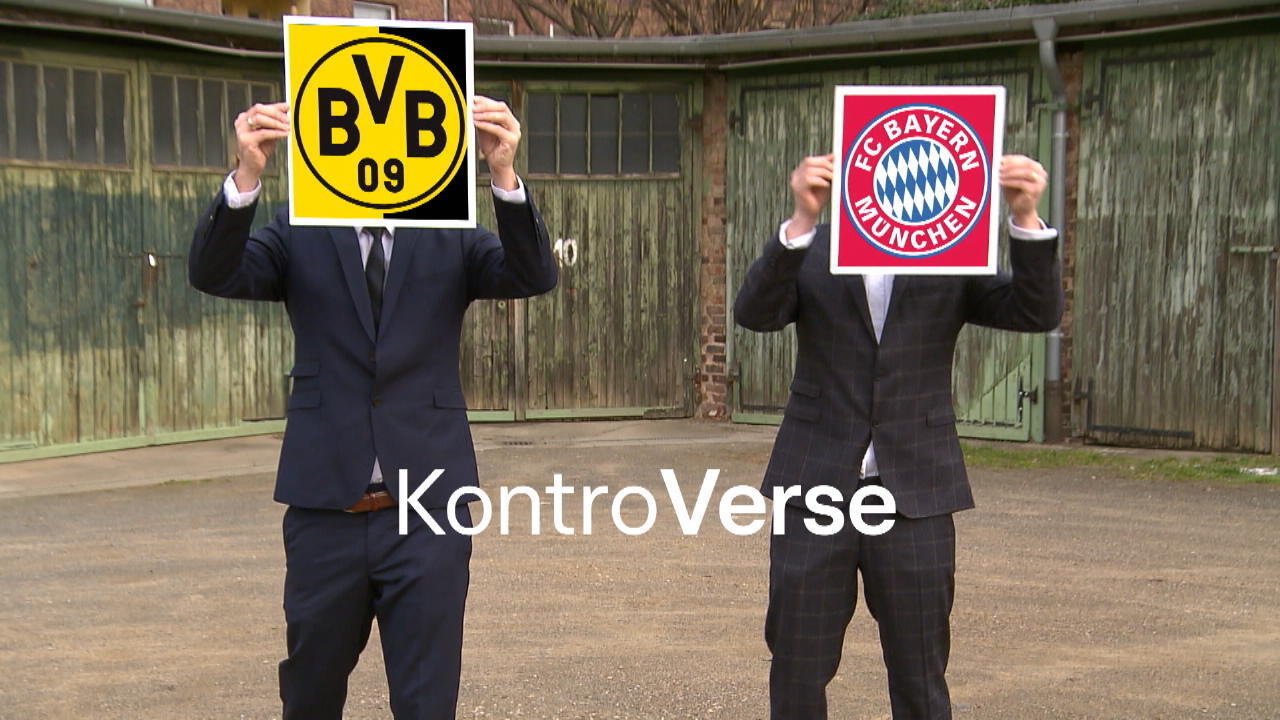 Reporter-Duo rappt den Meister-Song BVB vs. Bayern im Fernduell