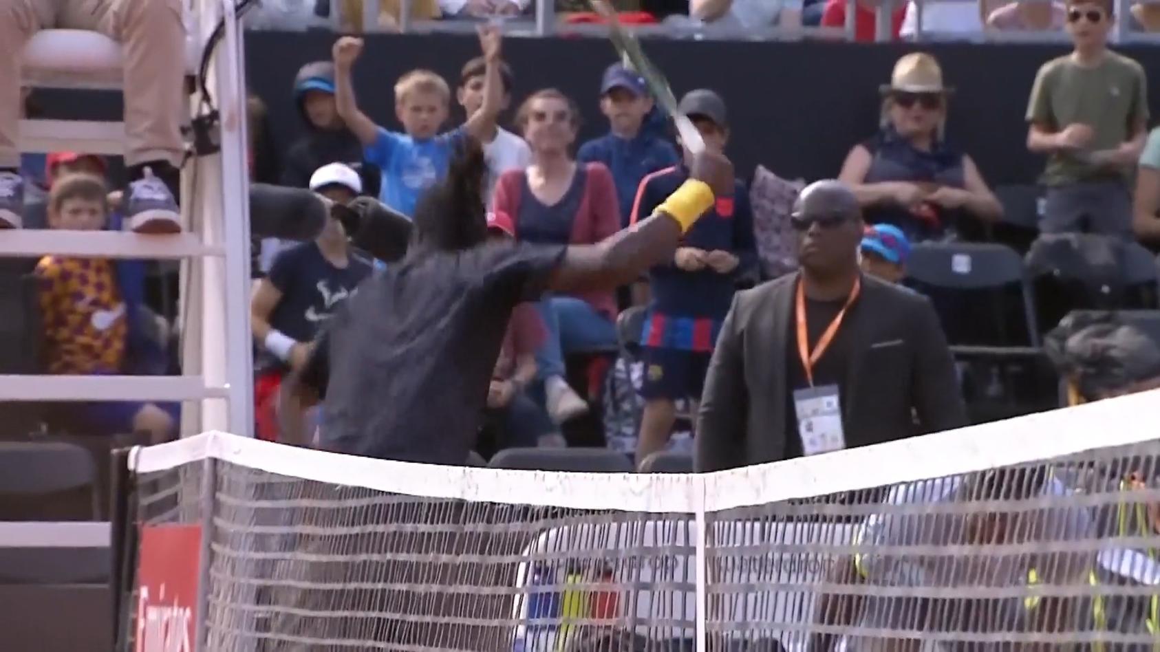 Emotionaler Ausraster! Mikael Ymer zerstört Schläger Erinnert an Zverev-Situation