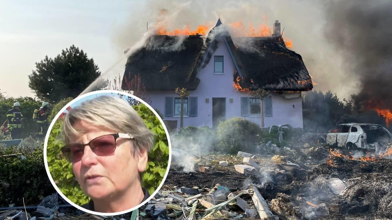 Anwohnerin: "Sie schrien um Hilfe" Feuer-Inferno auf Rügen