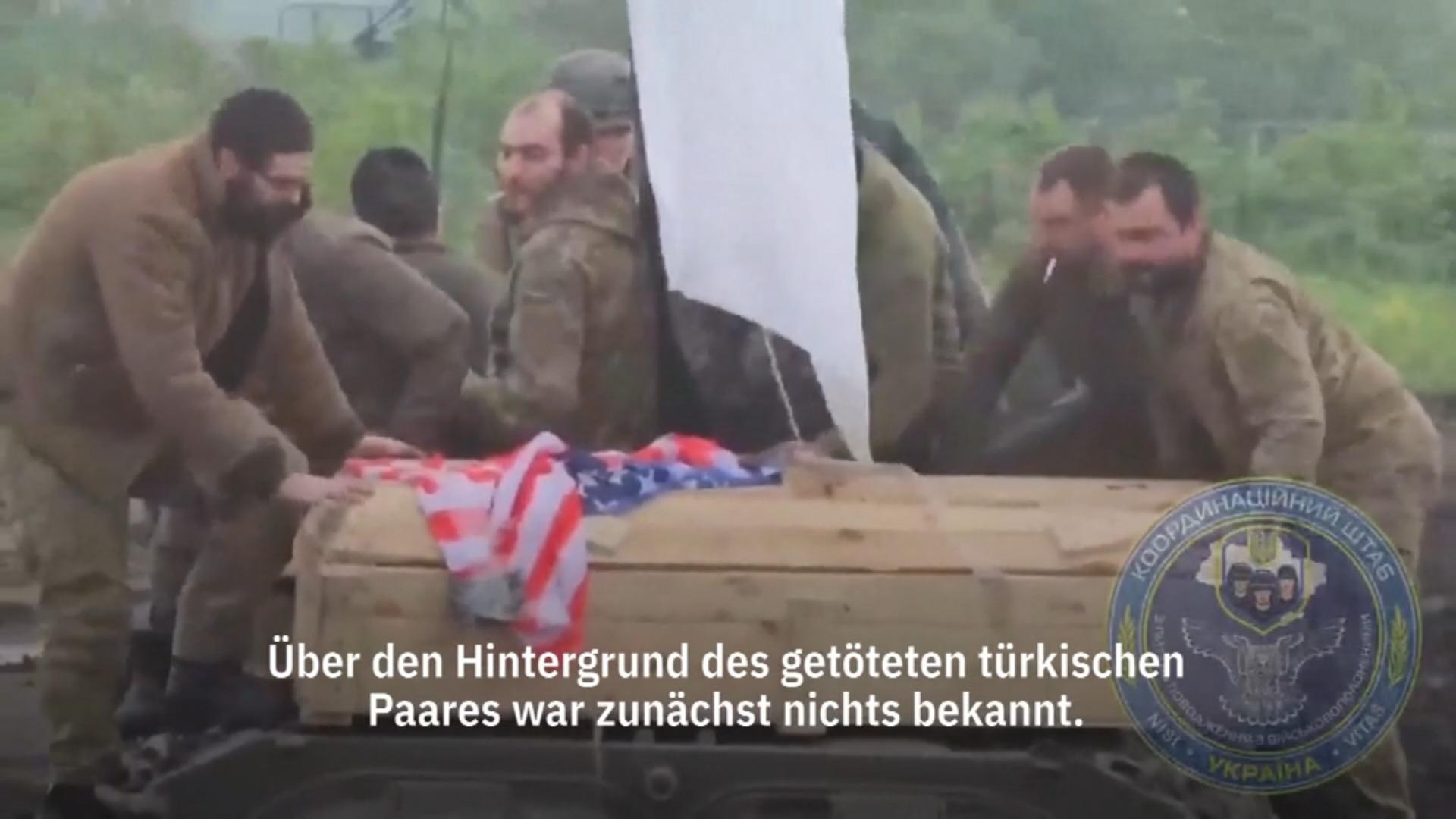 Wagner-Söldner schicken Kämpfer und Särge zurück Türkisches Paar unter den Toten
