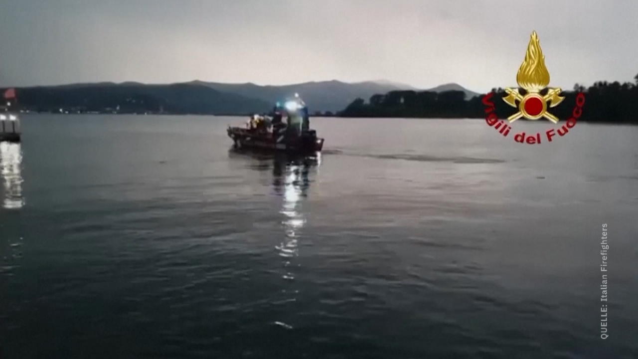 Touristenboot kentert auf dem Lago Maggiore - vier Tote Albtraum für Geburtstagsgesellschaft
