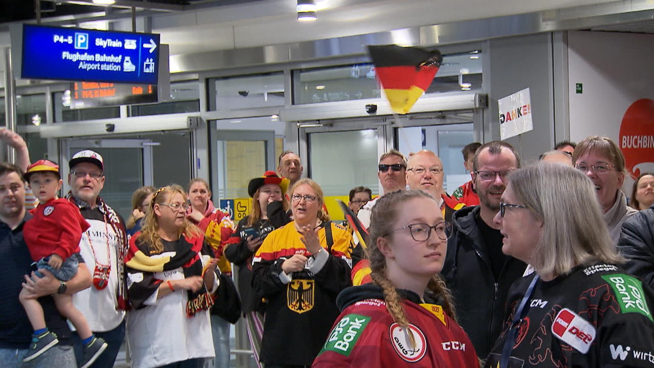 WM-Helden am Flughafen empfangen Stolz oder Frust?