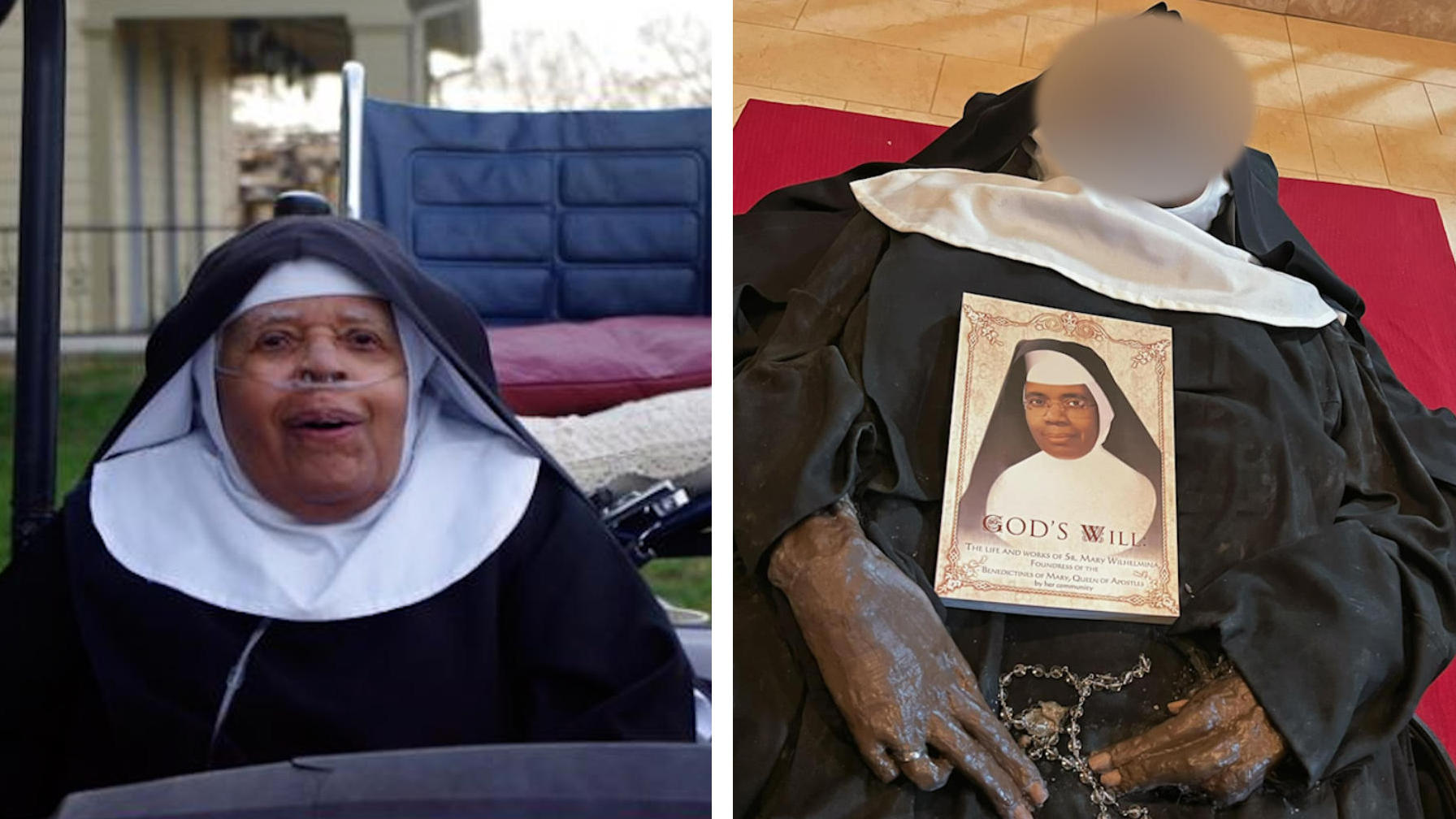 Pilger vermuten ein Wunder: Nonne Wilhelmina verwest nicht! Sie ist seit vier Jahren tot