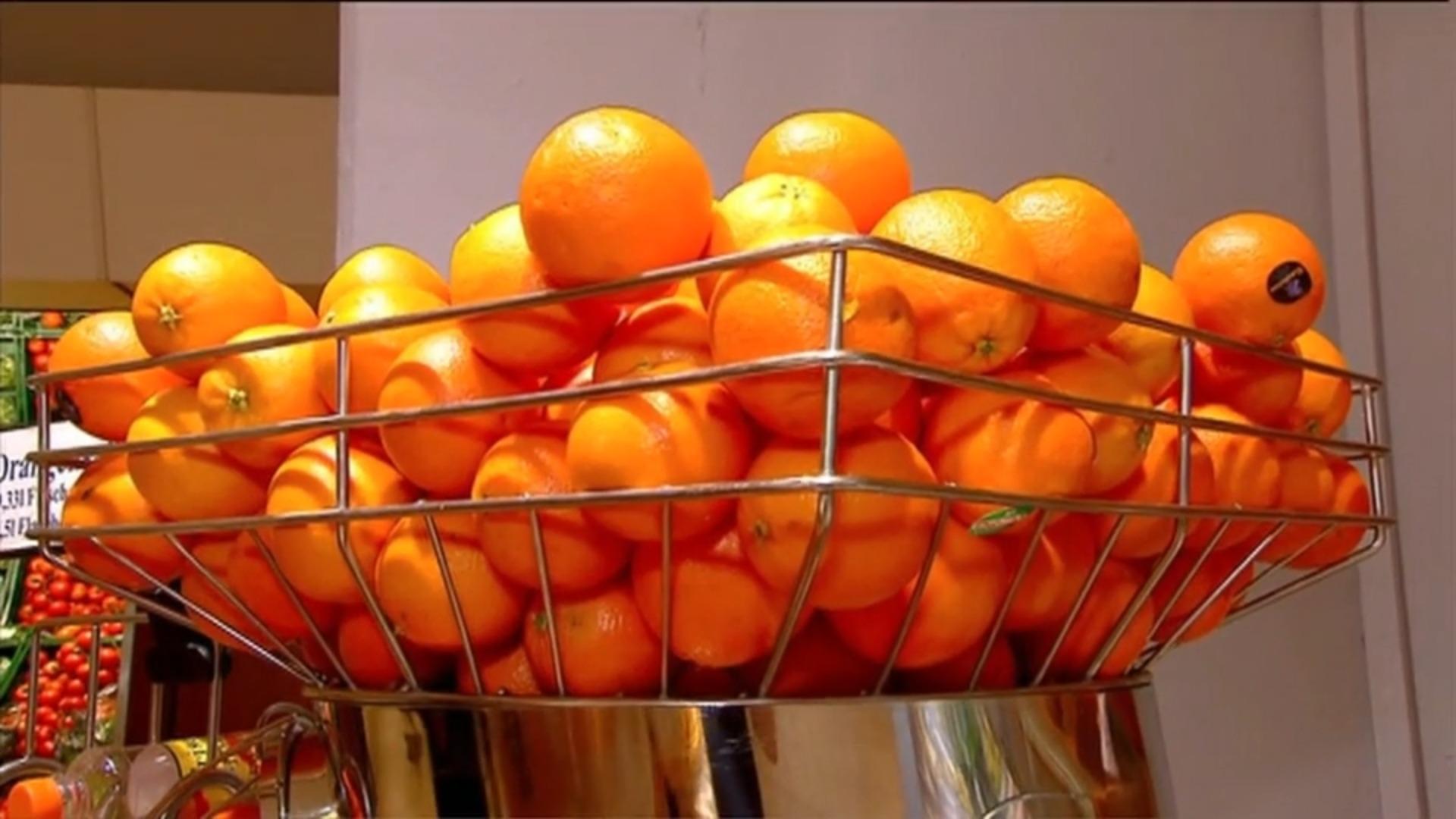 Wie gut ist der Orangensaft? RTL macht den Test! Orangensaft-Automaten