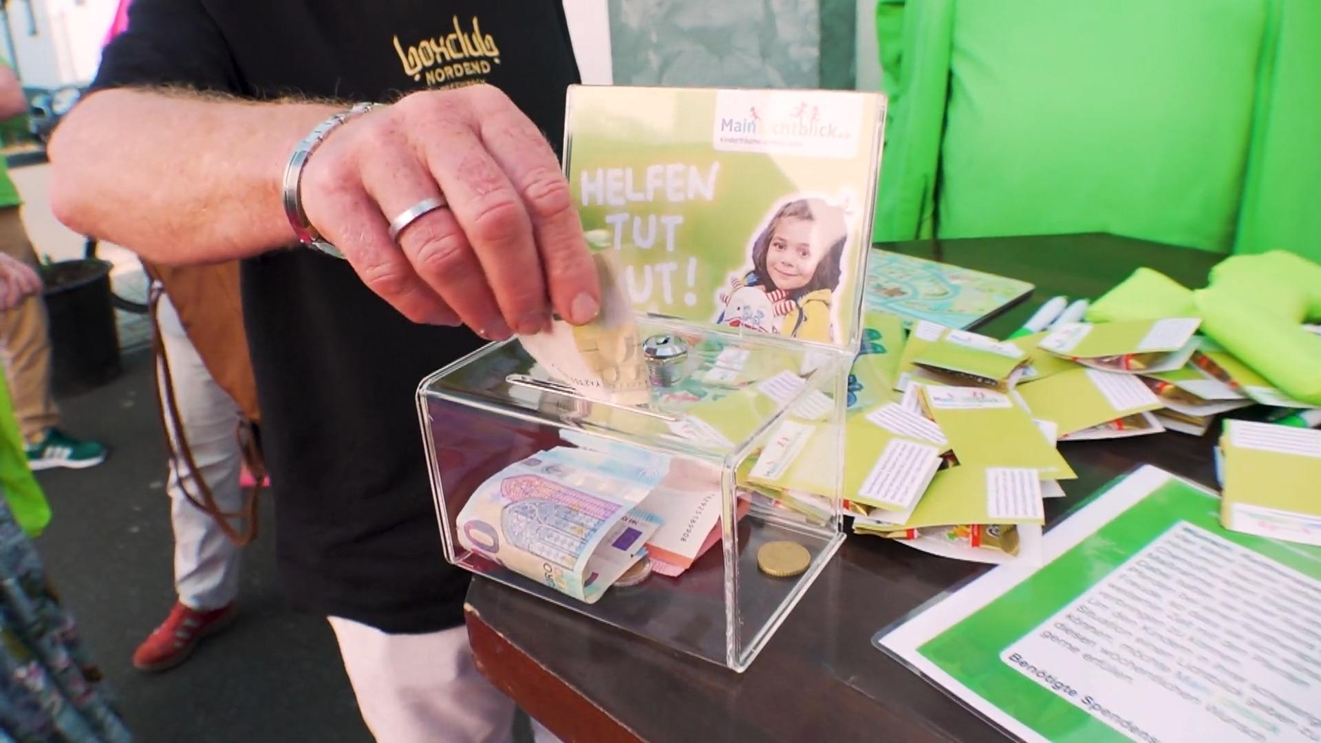 „MAINglücksmoment“ sammelt 6.000 Euro für Kinderwünsche VIP News von Jens Prewo