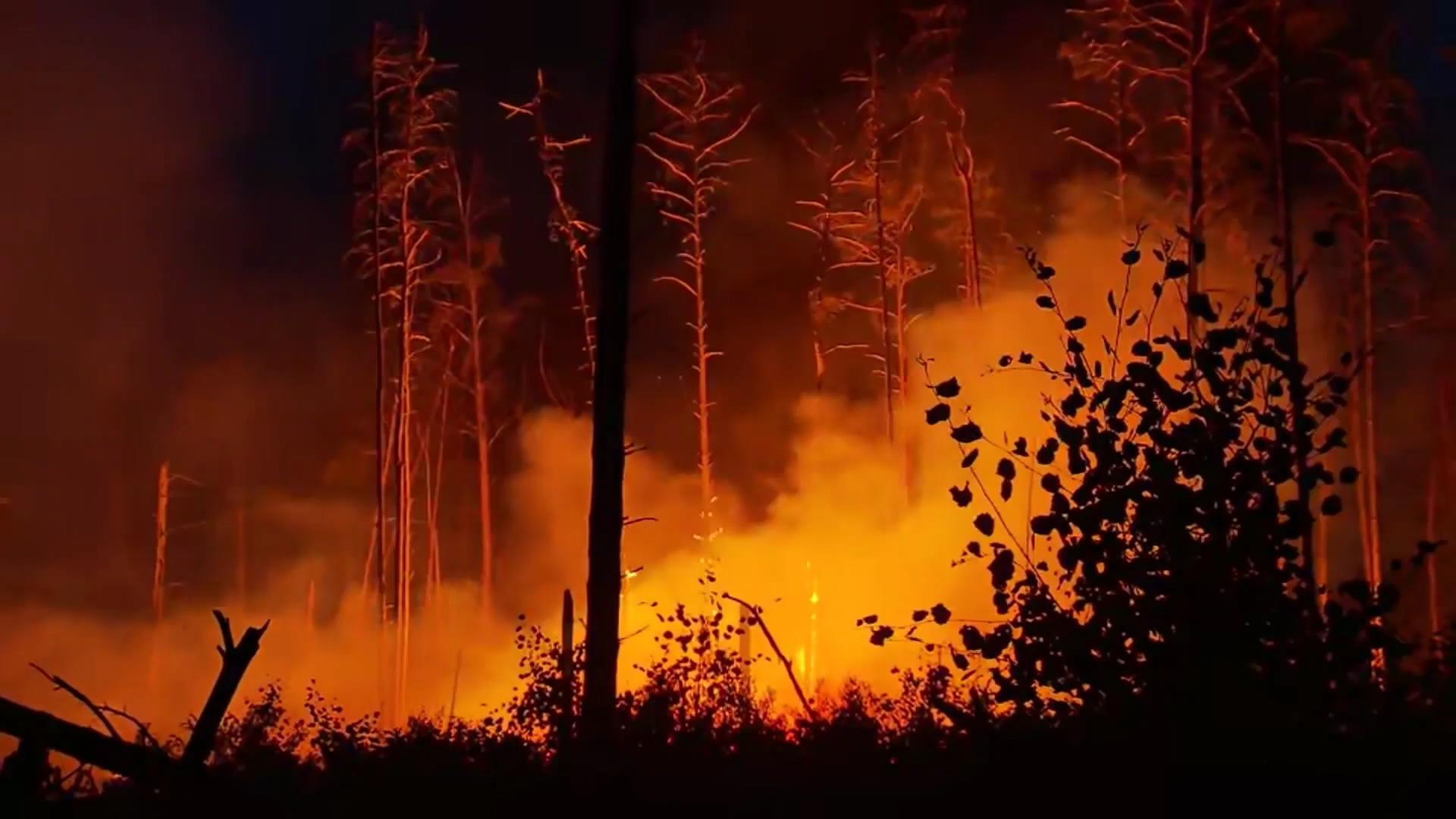 Waldbrand in Brandenburg weitet sich aus 
