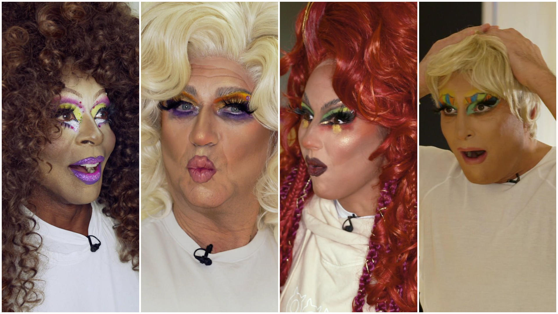 Die "Viva la Diva"-Promis sehen Drag-Make -Up zum ersten Mal "Angebotoxt"