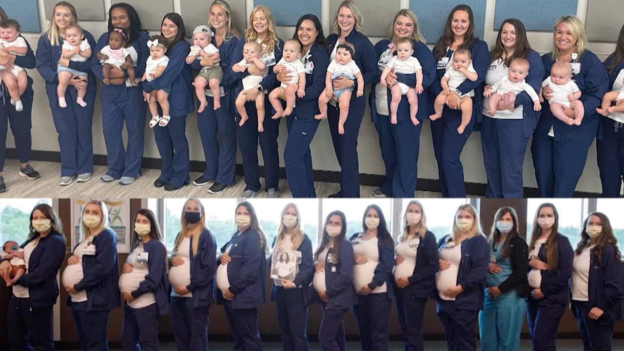 Babyboom! 16 Krankenschwestern zeitgleich schwanger Jetzt sind alle Babys da