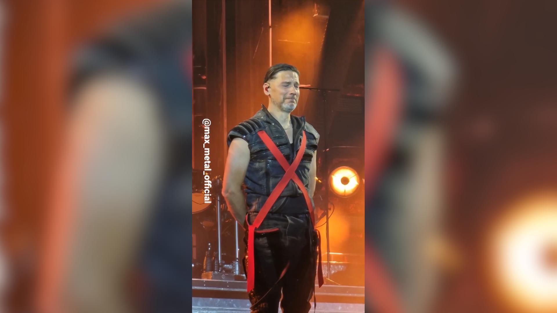 ¿Lágrimas del baterista de Rammstein, Christoph Schneider?  Emotiva despedida de la afición en Múnich
