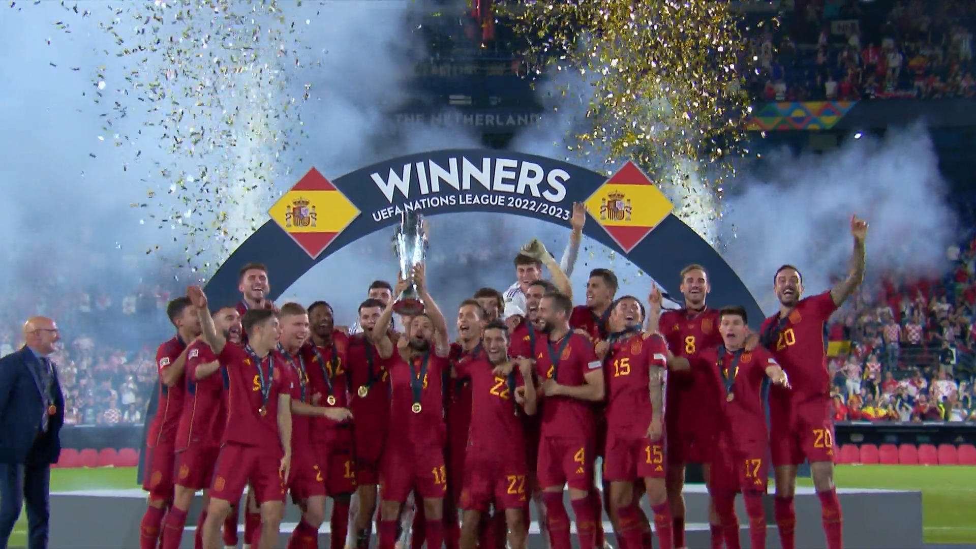 Pokal geht nach Spanien Triumph in der Nations League
