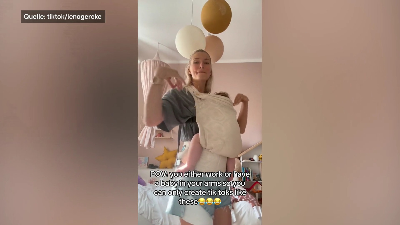 Lena Gercke Diese H ften L gen Nicht Hier Tanzt Sie Den Baby Dance