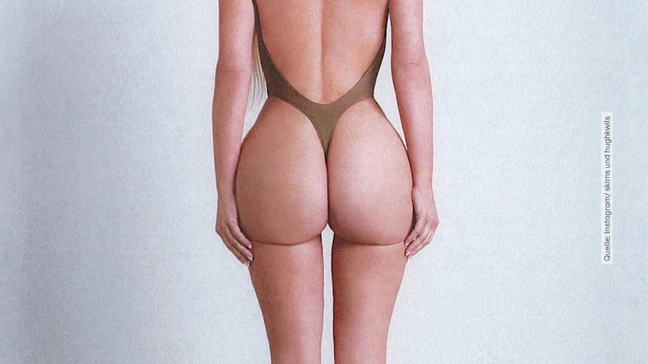 Kim Kardashian hace alarde de su trasero La estrella de la realidad está promocionando su propia marca