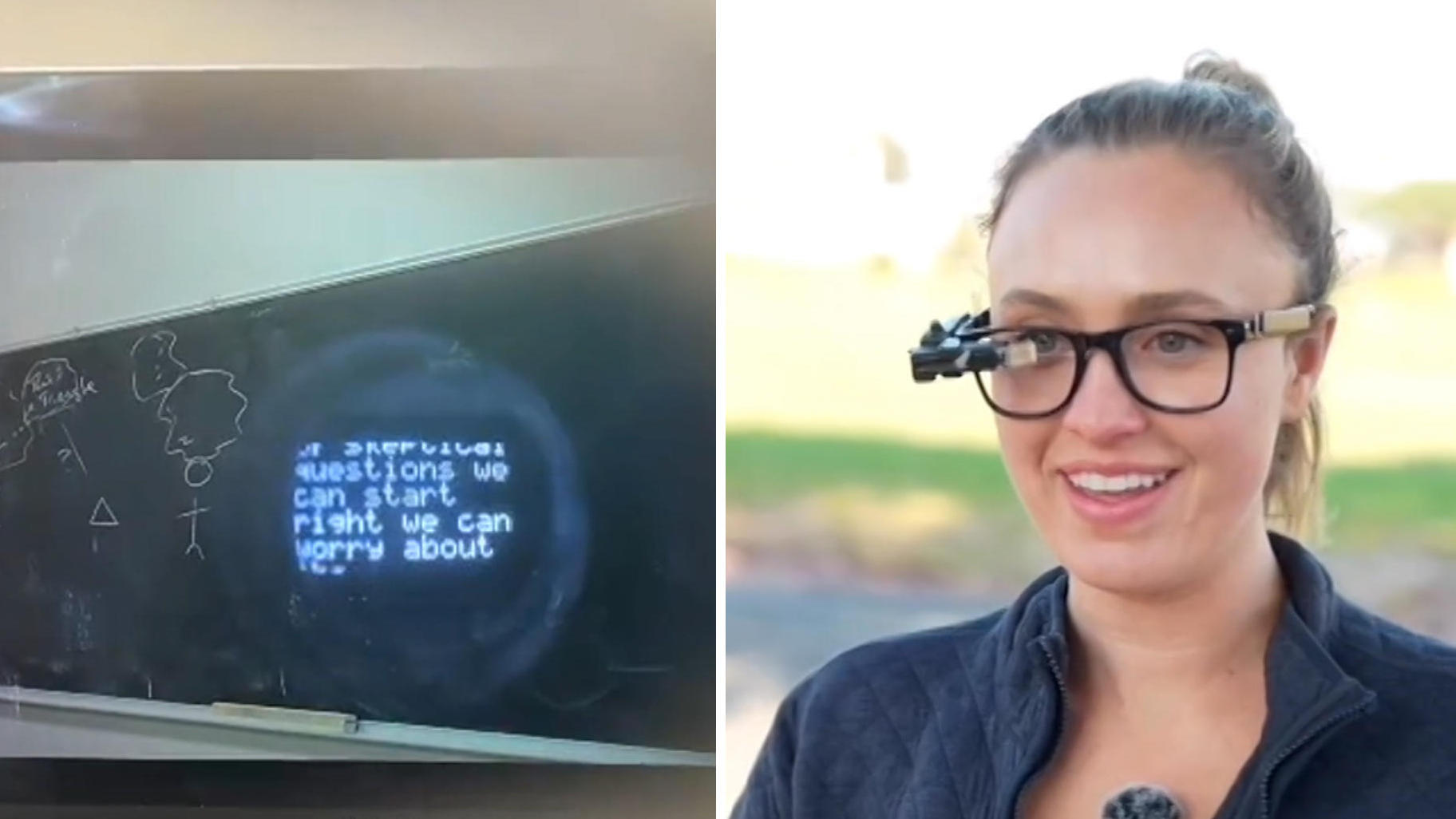 Studenten entwickeln Brille mit Untertitel auf Gläsern Damit Gehörlose alles verstehen!