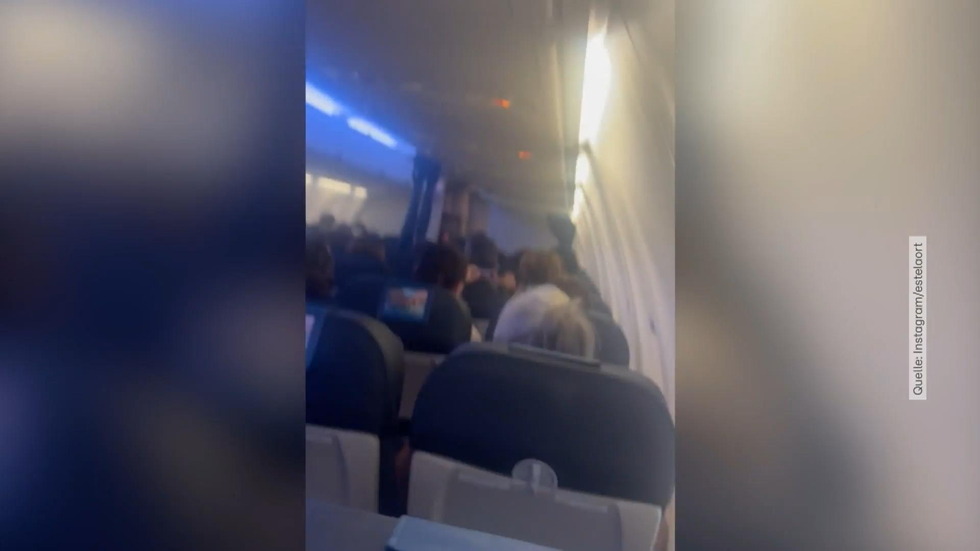 Mallorca-Flieger gerät in Sturm und kann nicht landen Video zeigt kreischende Passagiere