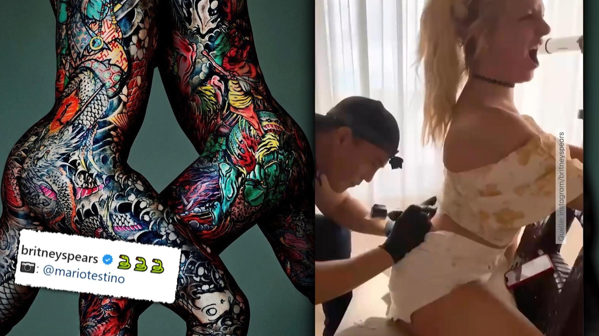 Britney Spears nach Trennung im Tattoo-Wahn Was hat die denn gestochen?