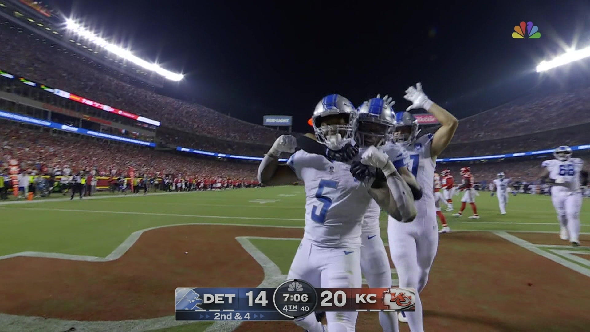 Detroit Lions schlagen Kansas City Chiefs Alle Highlights im Video
