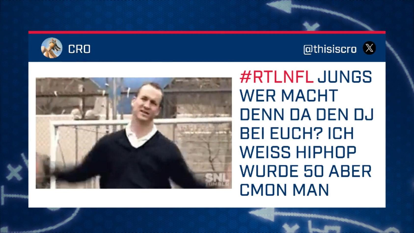 Rapper Cro sprengt NFLSendung 