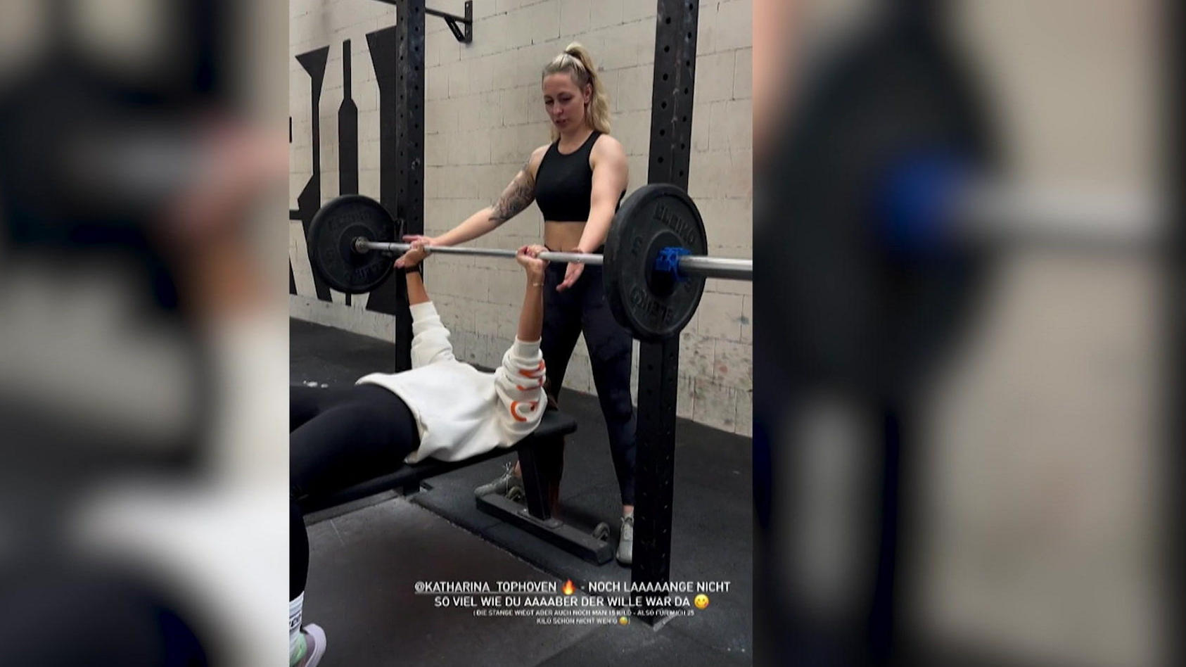 Sarah Engels zieht ihr Sportprogramm durch Trotz Erkältung will sie performen!