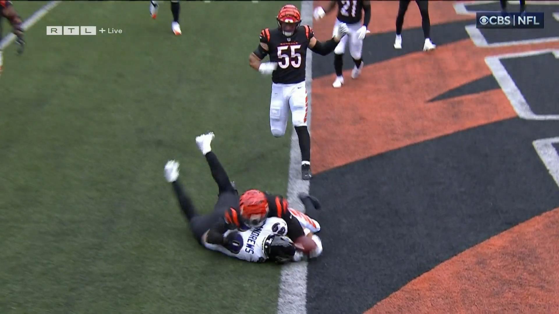 Ravens bringen Bengals ordentlich zum Schwitzen Auch im Parallelspiel Spannung pur