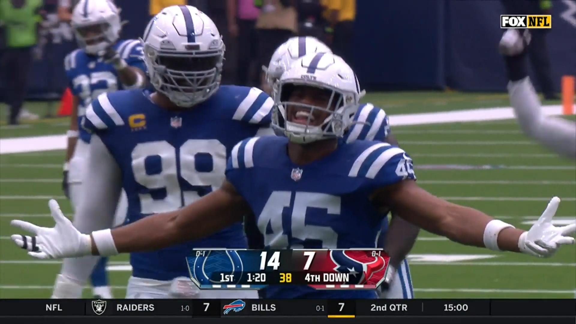 Die Highlights zwischen Texans und Colts Sieg für die Hufeisen
