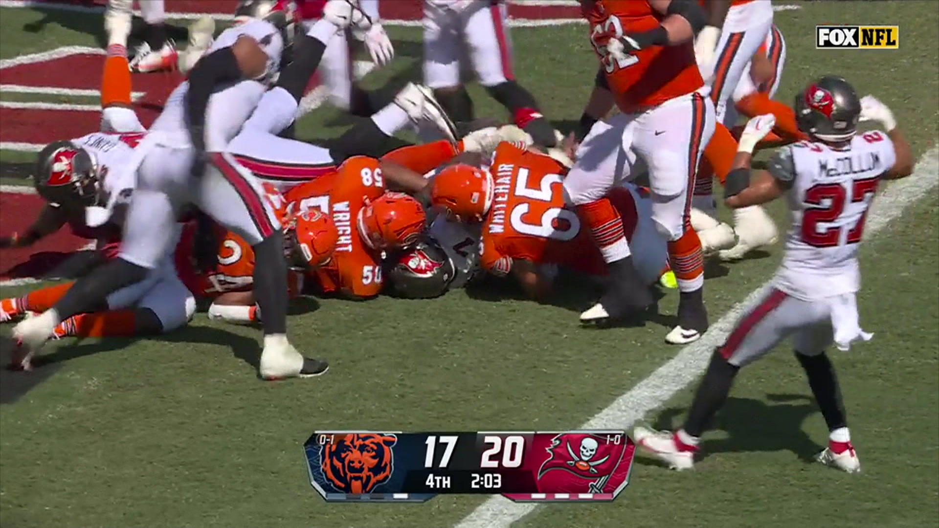 Buccaneers überzeugen mit starker Defense 27:17 gegen Chicago
