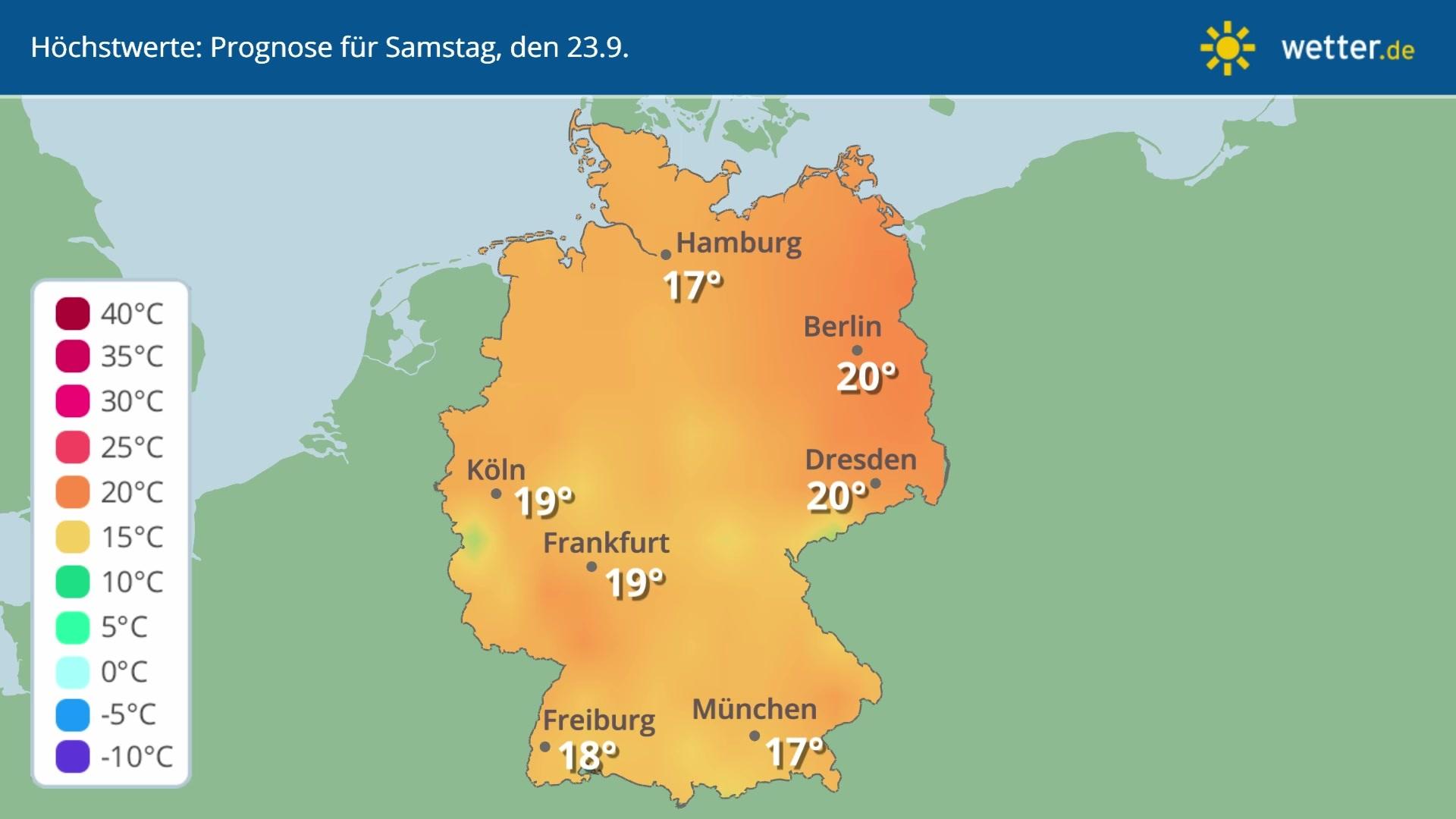 Wie warm oder kalt wird es in Deutschland? Im Video: Temperatur-Vorhersage für 14 Tage