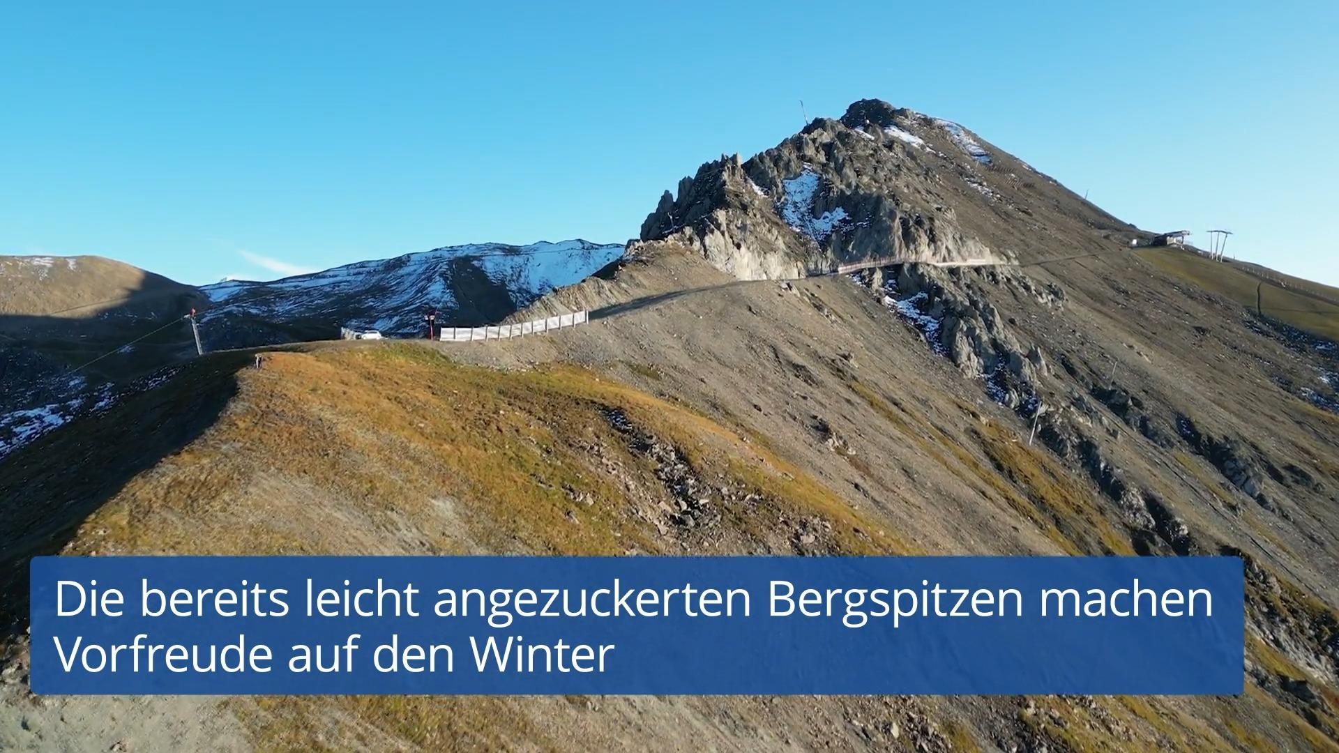 Vorfreude auf den Winter wächst Ischgl im goldenen Herbst