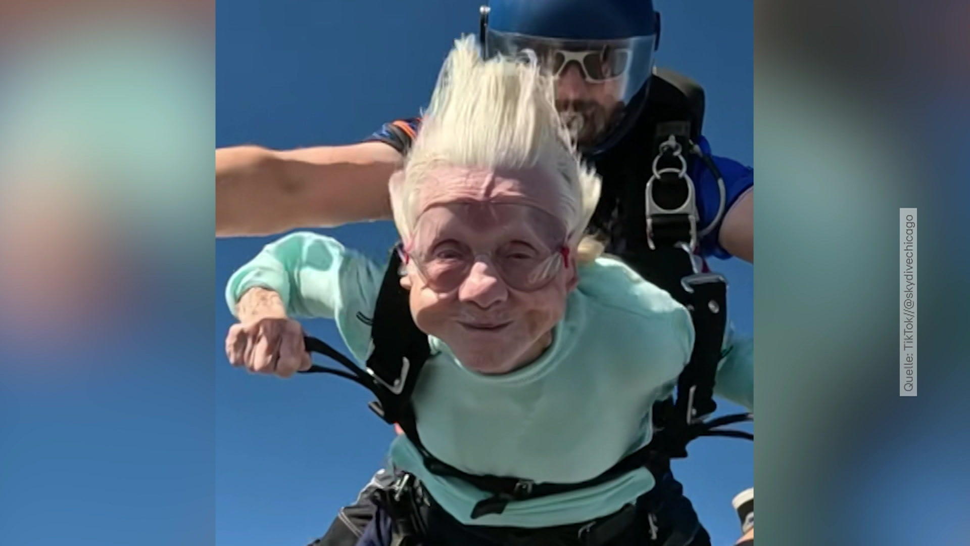 104-Jährige will Fallschirmsprungrekord aufstellen Mit dem Rollator ins Flugzeug